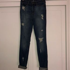 Never Worn High Rise Hollister Jeans